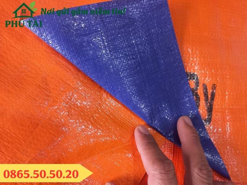 Bạt Xanh Cam Khổ 8 Mét