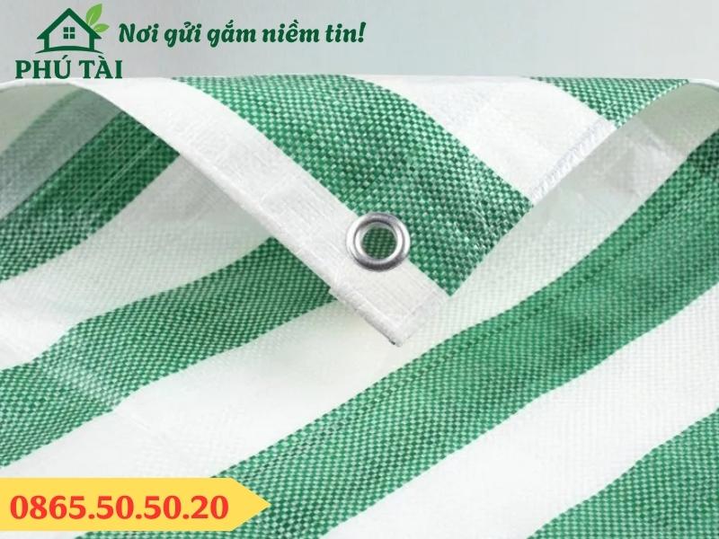 Bạt Sọc Trắng Xanh Lá