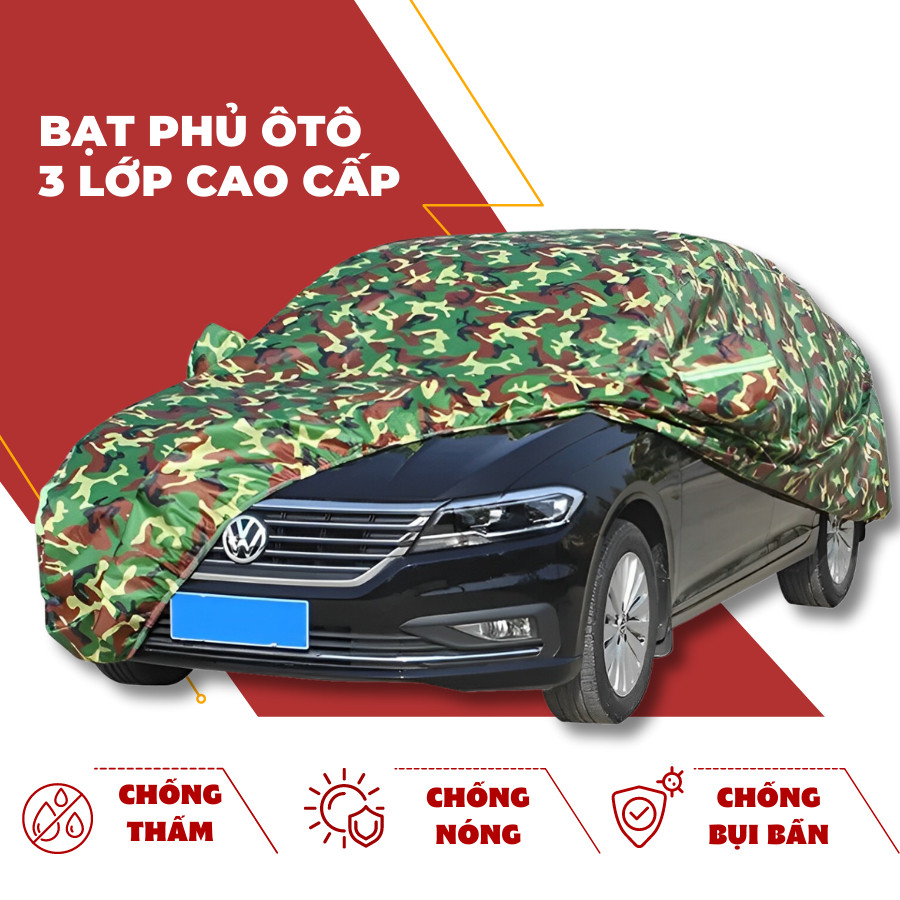 Bạt Phủ Ô Tô Cao Cấp – Chống Nắng, Chống Mưa, Chống Xước